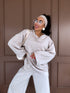 LARGE SIZE set "MANHATTAN" - LIGHT BEIGE